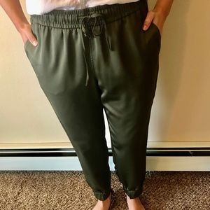 Banana Republic Satin Joggers (M)